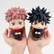 BoayDar figma Rukup Nendoroid Jujutsu Kaisen Figure Q version Yuji Kojo, Satoru Gojo, Kei Fushikuro, Bara Kugisaki Figure Goods 10cm Set of 2 B