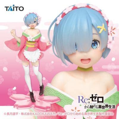 Taito Re:Zero Re:ZERO -Starting Life in Another World- Precious Figure Rem Original Cherry Blossom Image Ver. Renewal Product