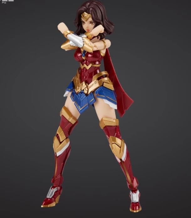 AC] Shoko Hime & DC Wonder Woman 1/10 Movable Armor Beautiful Girl Gold Armor Battle Armor Double Body Plastic Model