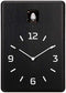 Remnoskako Clock Analog Natural Color Kuku Black CUCU LC10-16 BK Lemnos