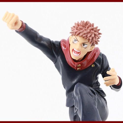 BoayDar Jujutsu Kaisen Badge Hanayashiki Kaitama Tamaori Natsuyu Ketsu Megumi Fushiguro Yuhito Kojo Toge Inumaki Nobara Kugisaki Gojo Satoru Figure ABS&PVC Painted Figure 11cm Yuji Kojo B