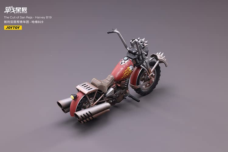 ToyBase] JOYTOY Senseishin 1/18 Motor Bike The Cult of San RejaHarvey B19 Action Figure Complete Product JT2313