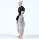 1/12 Scale Aku Jujutsu Kaisen Fushiguro Jinji Combat Uniform Suit T-shirt Belt Pants Doll Clothes 1/12 Base Clothes Set