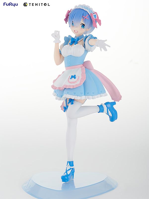 TENITOL Re Life in a Different World from Zero Yumekawa Maid Rem & Ram Set Plastic Painted Complete Figure