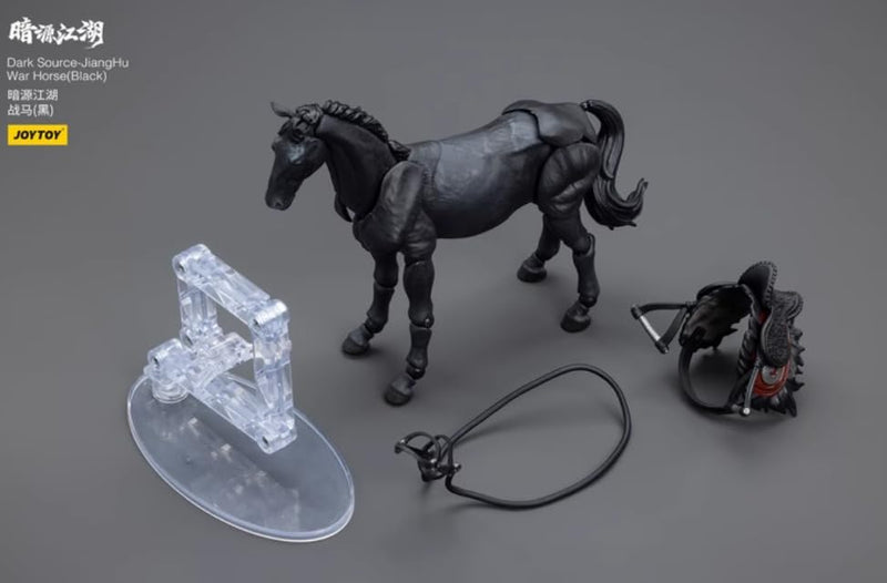 JOYTOY 1/18 Dark Source JiangHu JT8001 War Horse Black Movable Figure Black Horse