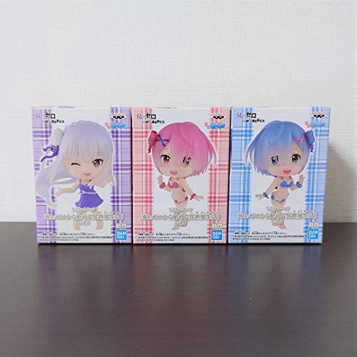 Chibikyun Chara "Re:ZERO -Starting Life in Another World-" vol.2 [Set of 3 types] Banpresto Prize