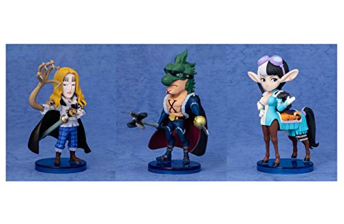 Banpresto One Piece World Collectible Figure -Beast Pirates 2- Assorted 3 types set (Hawkins, Drake, Speed)