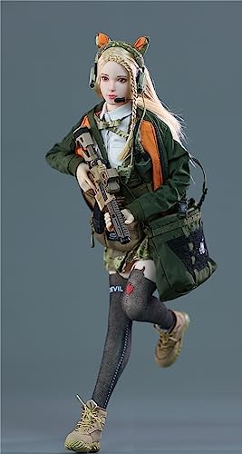 Toy Hobby 1/6 Scale Action Figure Compatible with TBLeague Body ARMSHEAD JK GIRL SET RE01B High School Girl Sailor Combat Clothes and Shoes Set