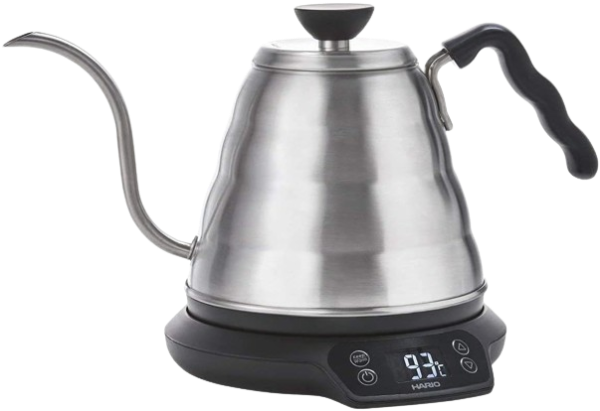 HARIO V60 Power Kettle with Temperature Control N EVT-80-HSV Silver