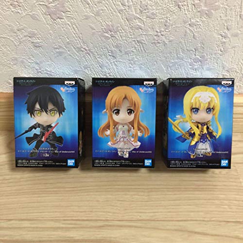 Chibikyun Chara Sword Art Online Alicization War of Underworld All 3 Types