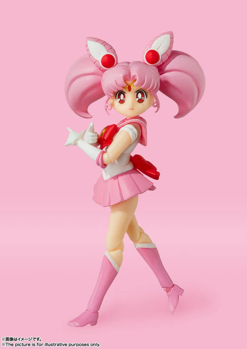 S.H.Figuarts Sailor Moon Sailor Chibi Moon -Animation Color Edition- Approx. 140mm ABS&PVC painted movable figure BAS62983