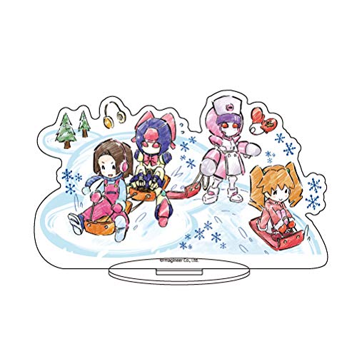 Medarot 04 Sailor Multi & Arika & Saint Nurse & Karin Snow Playing Ver. (Graph Art) Character Acrylic Figure