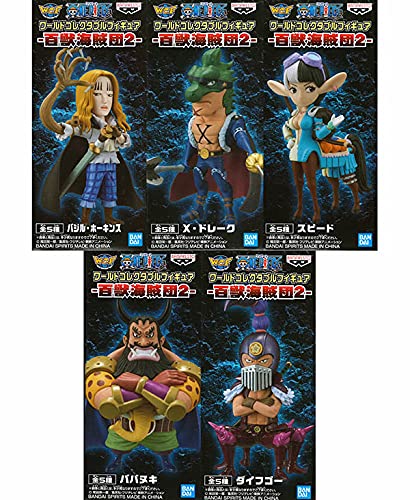 One Piece World Collectable Figure Beast Pirates 2 All 5 Types Set Work Collection