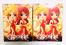 Q posket Kano Sisters Fabulous Qposket Kyoko Kano Mika Kano Red Dress Set