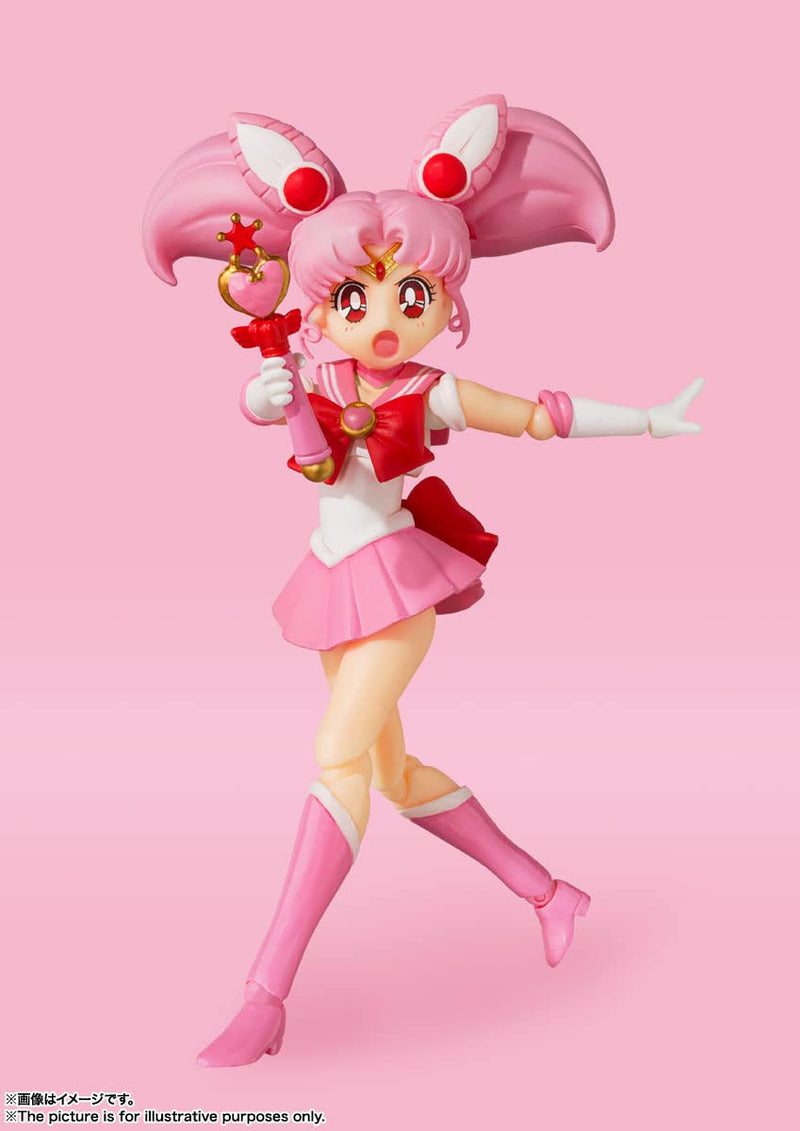 S.H.Figuarts Sailor Moon Sailor Chibi Moon -Animation Color Edition- Approx. 140mm ABS&PVC painted movable figure BAS62983