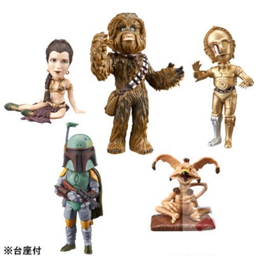 Star Wars World Collectible Figure vol.5 All 5 types set