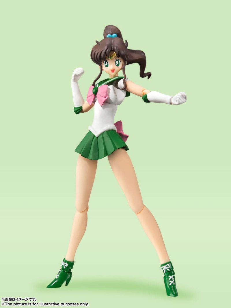 BANDAI SPIRITS S.H.Figuarts Sailor Moon Sailor Jupiter -Animation Color Edition- (Resale version) Approx. 150mm PVC&ABS painted movable figure