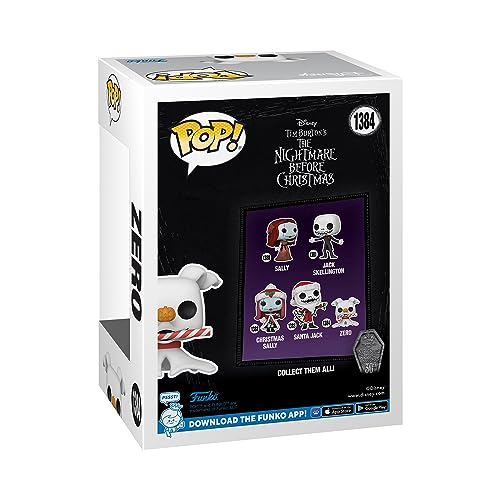 Disney Figure Before Christmas Zero Candy Cane Funko Pop!