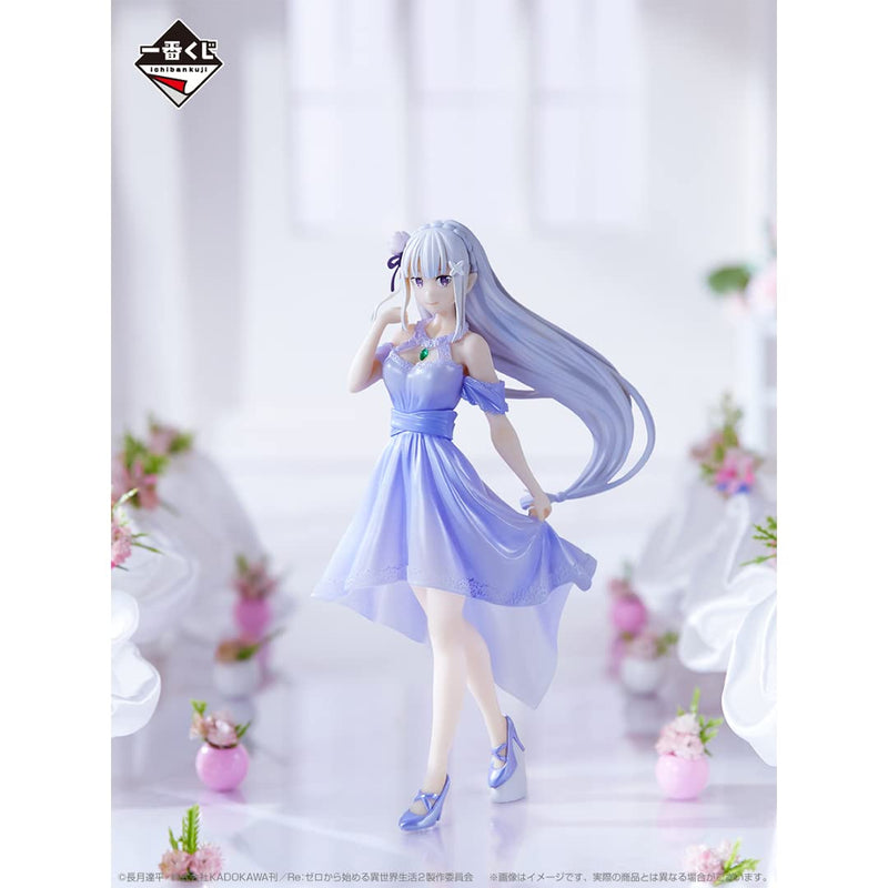 BANDAI SPIRITS Ichiban Kuji Re:ZERO -Starting Life in Another World-Dreaming, Future Story- B Prize Emilia Figure