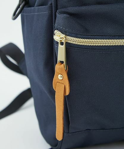 [Anero] Bill backpack (S) Water -repellent back pocket small CROSS BOTTLE RepREVE ATB0197R Navy