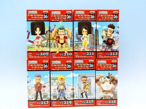 One Piece World Collectable Figure vol.26 Banpresto (8 types full complete set + poster bonus)