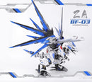 ZZA 1/72 Wings of Freedom Senryu BF-03 Machine Beast Mecha Armor Movable Assembly Type Plastic Model