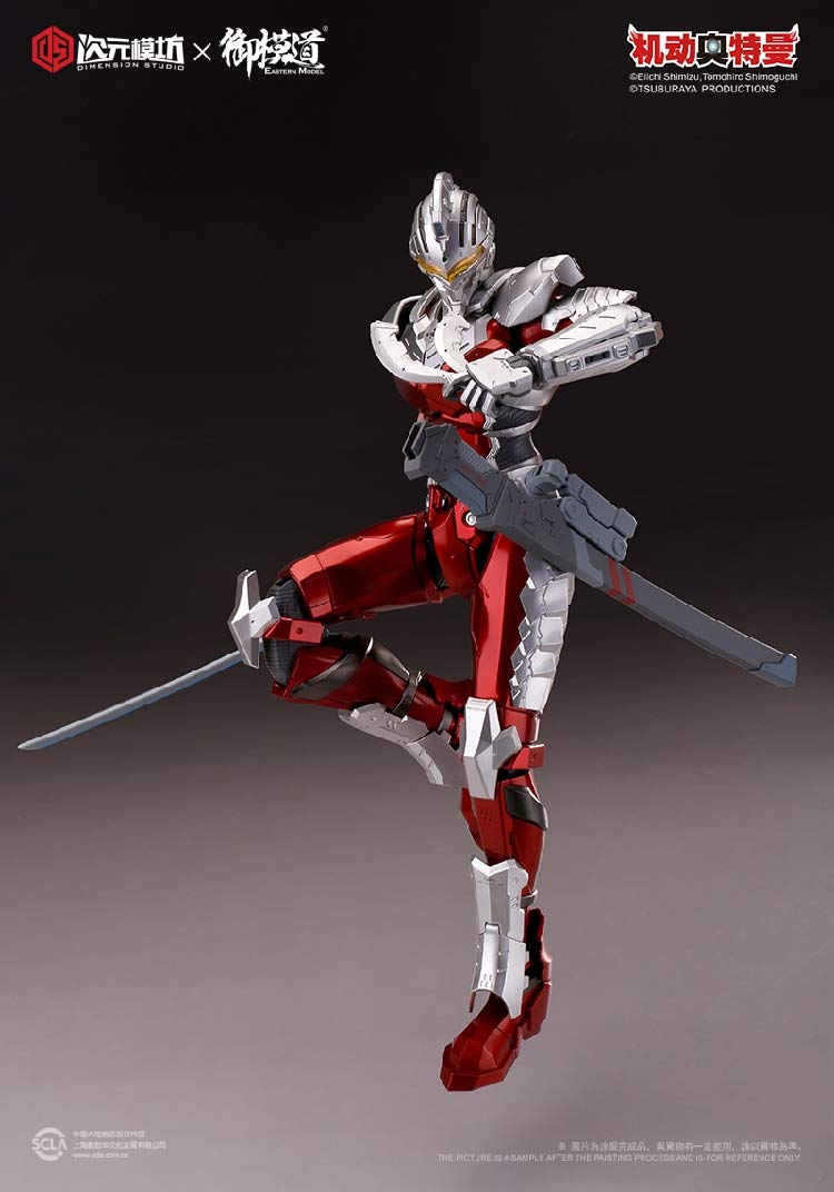 AC] Mido EM2021004A 1/6 Anime Game Seven Ultraman Plastic Model Weapon Parts Close Combat Upgrade Kit No Body