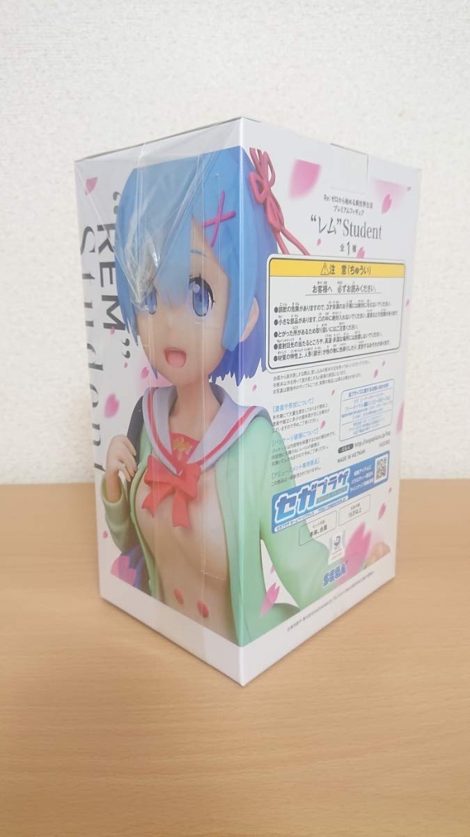 Sega Re:Zero Starting Life in Another World Premium Figure “Rem” Student