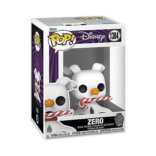 Disney Figure Before Christmas Zero Candy Cane Funko Pop!