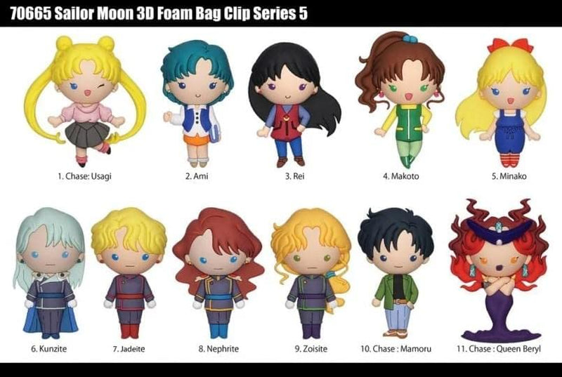 Pretty Guardian Sailor Moon 3D Figure Blind Bag Clip Series 5