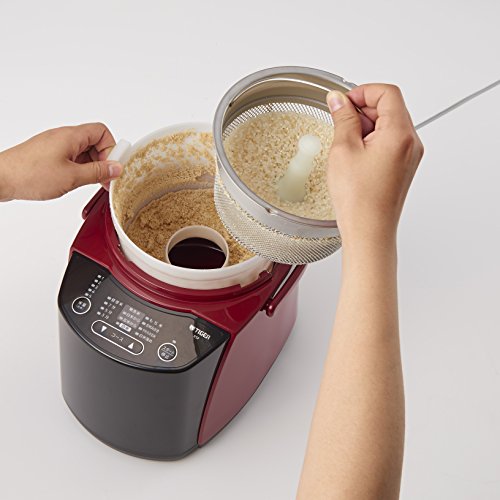 Tiger Thermos Bottle (TIGER) Rice Machine Home Substaking Kakuhan-style-free rice RSF-A100R Red