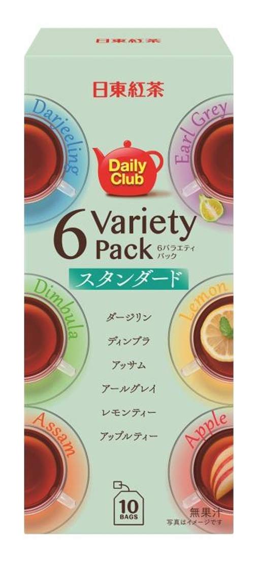 Mitsui Norin Nitto Black Tea Daily Club 6 VarietyPackStandard x 6Boxes TeaBags