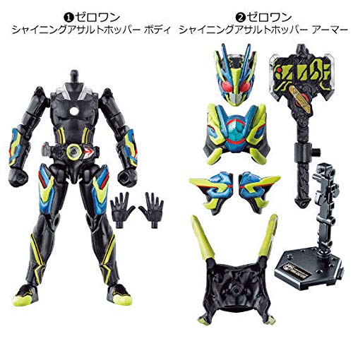 Sodo Kamen Rider Zero One AI 04 Feat. Sodo Kamen Rider Build [Kamen Rider Zero One Shining Assault Hopper (1. Zero One Shining Assault Hopper Body, 2. Zero One Shining Assault Hopper Armor)] Bandai Candy Toy