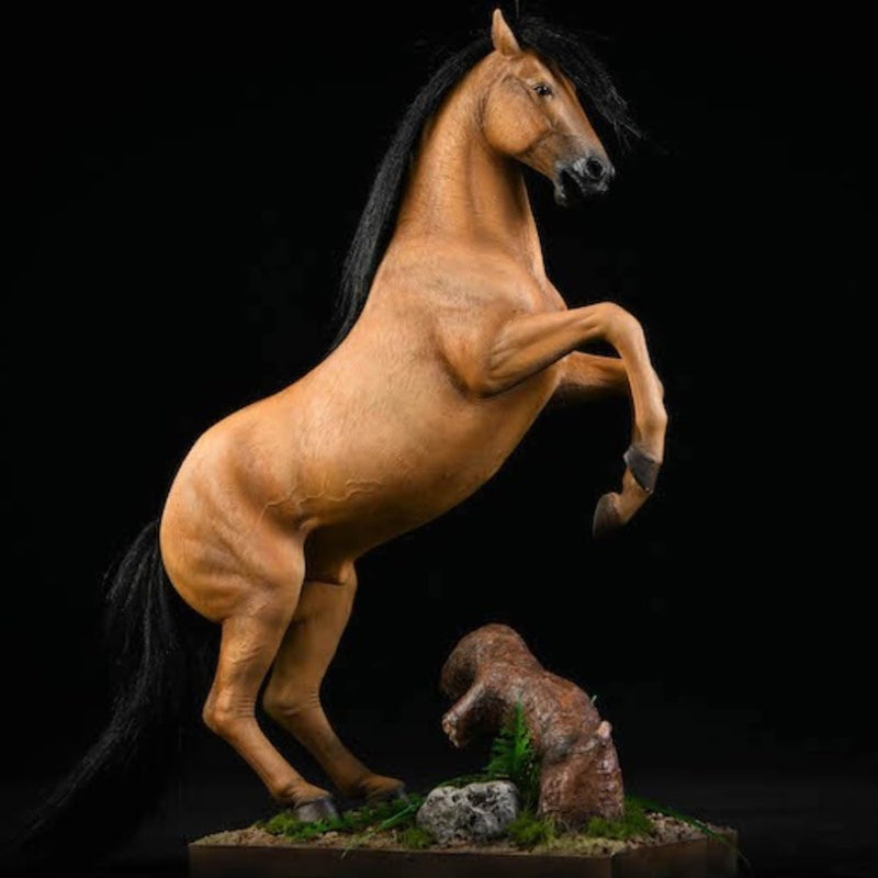 HiPlay JXK 1/12 Warm Blooded Horse 2.0 War Horse JXK037D Animal Figure Painted Finished Product Made of PVC