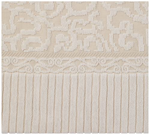 Imabari crested towel blanket (wooden box) Kurishima Strait Wave Wen Beige IM8038-BE