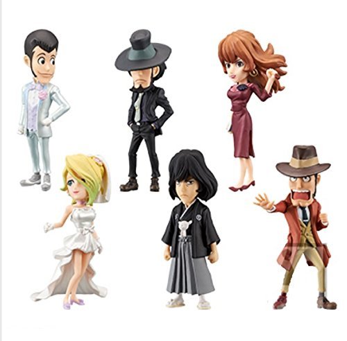 Lupine the Third World Collectable Figure II Set of 6 Types