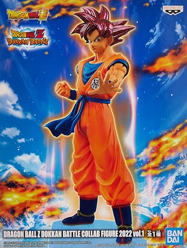 Banpresto DRAGON BALL Z DOKKAN BATTLE 7TH ANNIVERSARY FIGURE Super Saiyan God Son Goku