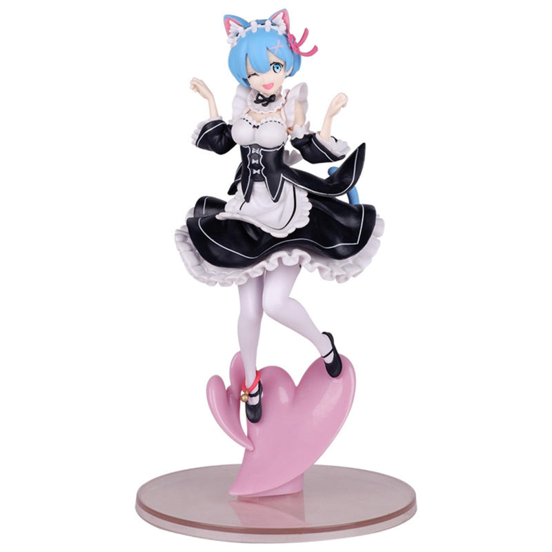 Kentoka Re:ZERO -Starting Life in Another World Figure - Rem in Another World - Scale Plastic - Starting Life in Another World from Zero - Painted Complete Product (Maid Rem)