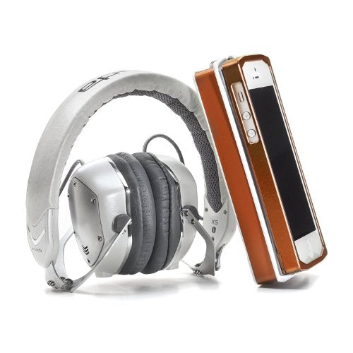 V-MODA XS Small headband Folding Design Noise-Isolating Metal Headphone XS-U-WSILVER