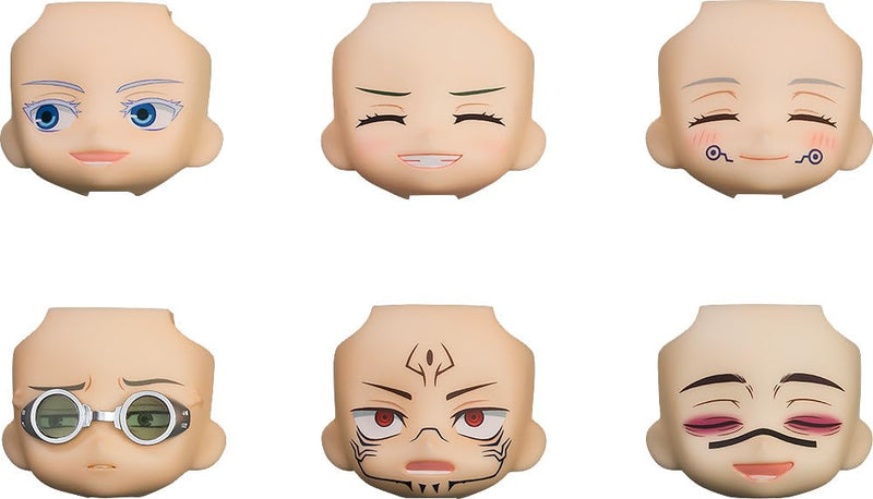 Nendoroid More Jujutsu Kaisen Replacement Face Jujutsu Kaisen 02 Plastic Painted Trading Figure Box of 6