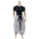 1/12 Scale Aku Jujutsu Kaisen Fushiguro Jinji Combat Uniform Suit T-shirt Belt Pants Doll Clothes 1/12 Base Clothes Set