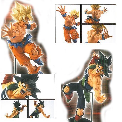 SCultures BIG Zoukei Tenkaichi Budokai 5 -CoPart 1 & Part 2 Son Goku & Bardock Dragon Ball 2 Types Set Figure