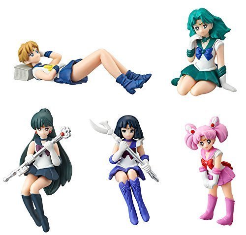 Sailor Moon: The Warriors Who Descended to the Desk 2 All 5 Types Figures