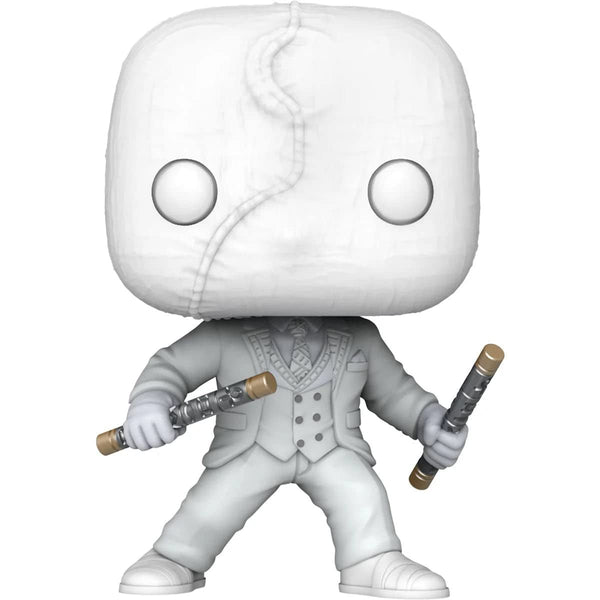 POP Marvel: Moon Knight - Mr. Knight Funko Vinyl Figure (Includes Compatible Box Protector Case), Multicolor, 3.75"