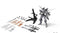 "AC" ROBOX Animation Seven Zero Shiratsuyu Alloy Aerial Combat Movable Plastic Model