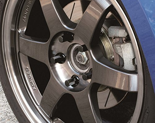 KYO-EI (Kyunaga Sangyo) Wheel nut extreme HEPTAGON NUT [M12 X P1.5] Bag type [Black] Total length 50mm HPF1B5