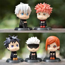 LANJING Jujutsu Kaisen Satoru Gojo Figure Model Ornament Anime Figure Model Birthday Gift PVC Painted Complete Figure Product Contents: Jujutsu Kaisen Figure Set A, 5 pieces