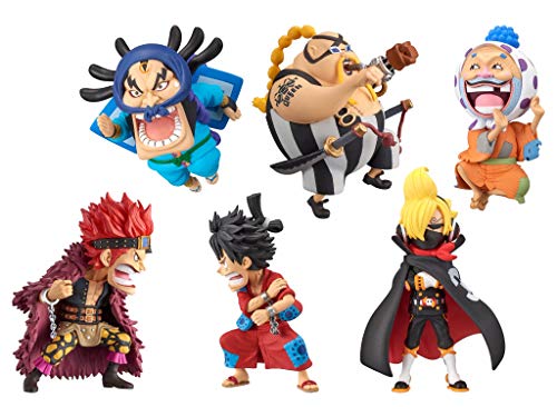 One Piece World Collectable Figure Wano Country 5 All 6 Types Set