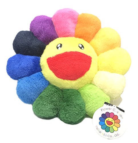 KAIKAI KIKI Flower Cushion 30cm Rainbow