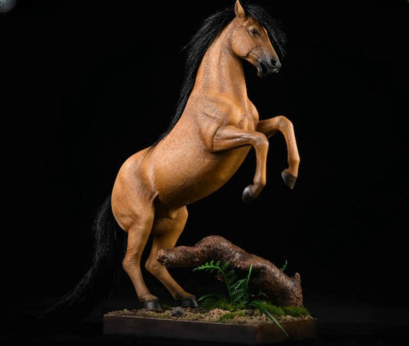 HiPlay JXK 1/12 Warm Blooded Horse 2.0 War Horse JXK037D Animal Figure Painted Finished Product Made of PVC